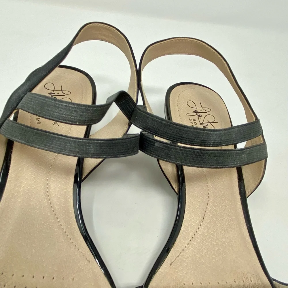 Elegant Black Women's Sandals Size 9.5